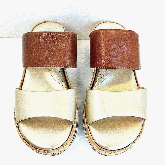 Gerry Weber Wedge Slide Sandals - Picture 2 of 7